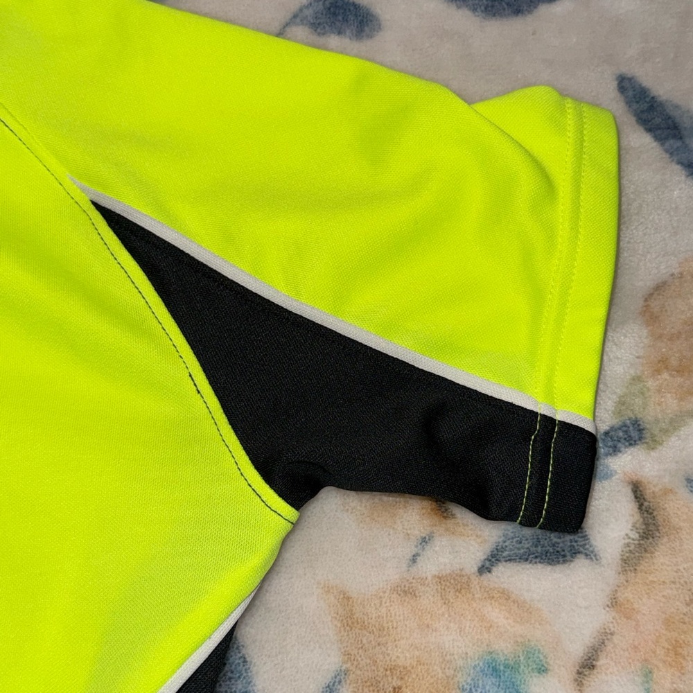 Pearl Izumi Women’s High-Vis Lime Short Sleeve Bike Racing Top S Zipper Front - Picture 10 of 13